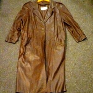 Chocolate Brown Ankle Length Trench